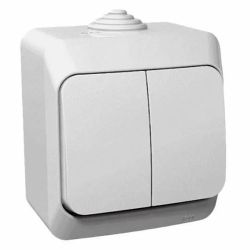 Выключатель 2-ой о/п SCHNEIDER ELECTRIC IP44  Этюд белый