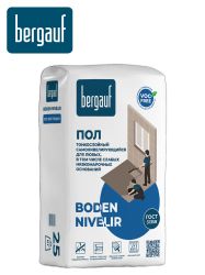 Наливной пол 25,0кг  BERGAUF Boden Nivelir самонивелирующий 