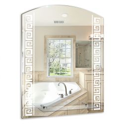 Зеркало  535 х 670мм 1 полочка ВОСТОК  MIXLINE