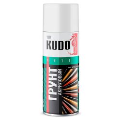 Грунт акриловый аэрозоль красно-коричневый  520мл  KUDO