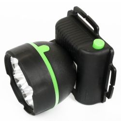 Фонарь налобный  ULTRAFLASH  7  LED 909 ( 3*R06) черный/пластик