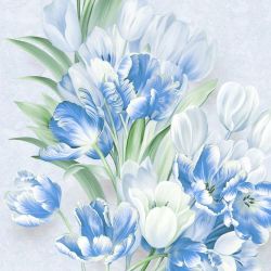 Обои бумажная основа симплекс 0,53х10м Саратов Май мотив 01