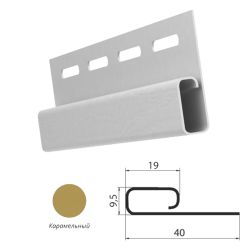 Профиль финишный для сайдинга  GRAND LINE карамельный 3,0м