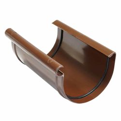 Соединитель желоба D125мм  NORDSIDE коричневый