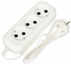 Удлинитель 3 местный  5 метров   6А, б/з  ОБИХОД