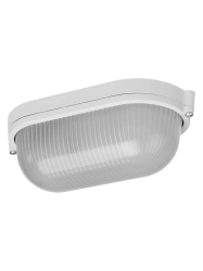 Светильник НПБ 60Вт овал белый б/решетки  TDM  (НПП 1401)