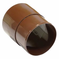 Муфта соединительная для трубы D100мм  NORDSIDE коричневый