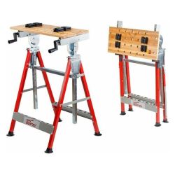 Верстак складной WB 6012 (60,5х54х(86-127)см, угол наклона 0*90 градусов, нагрузка 100кг)  WORTEX