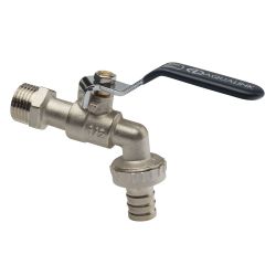 Кран шар с носом  1/2" р  AQUALINK