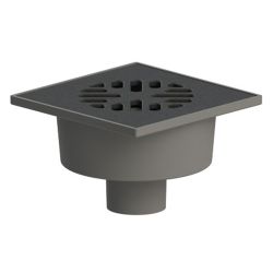 Трап   50 прямой чугун. 150х150мм гидрозатвор  ТАТПОЛИМЕР