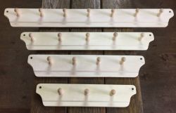 Вешалка для мочалок 4 крючков /липа/