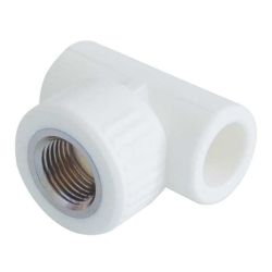 Тройник   20 - 3/4" ВР PPR белый