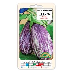 Баклажан семена зебра  ЦВЕТУЩИЙ САД