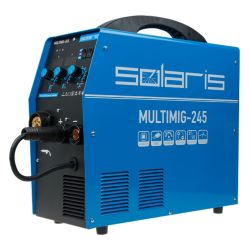 Аппарат сварочный  п/а SOLARIS MULTIMIG-245 (напр.160-240 В, 220А, 3,8 кВт, пров 0.6 - 1мм, 15,5кг)