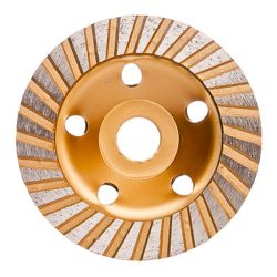 Чашка зачистная алмазная 125мм 1-рядная Турбо  FALCO