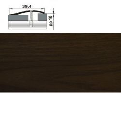 Порог разноуровневый 1,8 * 40мм венге 094  ЛУКА