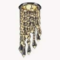 Светильник точечный MR16  хром/белый хрусталь (CH/WH) ELEKTROSTANDARD