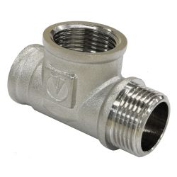 Тройник     1/2" г/г/ш ник  VALTEC