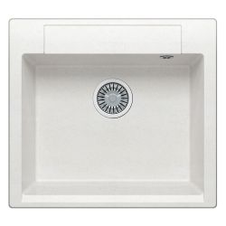 Мойка иск мрамор накладная 510 х 560 х 200мм белый ARGO  POLYGRAN