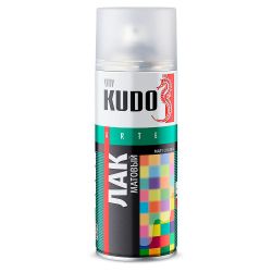 Лак акриловый аэрозоль матовый  520мл  KUDO