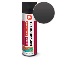 Эмаль алкидная аэрозоль черная глянцевая  520мл  ТЕХНОНИКОЛЬ