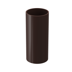 Труба водосточная  D 80мм  DOCKE STANDARD 3 м темно-коричневый