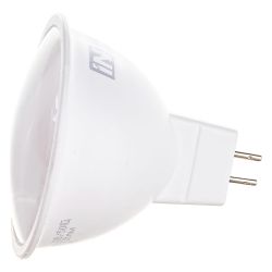 Лампа светодиод точечная MR16   8Вт, 220В, GU5.3, холод (6500К)   IN HOME