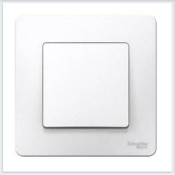 Переключатель 1-ый с/п  SCHNEIDER ELECTRIC BLANCA Белый