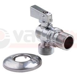 Кран шар угловой 1/2"-1/2" шш  VALFEX