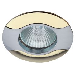 Светильник точечный MR16  GU5.3 12В 50Вт KL18 SN/CH 80/60мм сатин никель  ЭРА