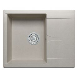 Мойка иск мрамор накладная 500 х 620 х 200мм серый GALS  POLYGRAN