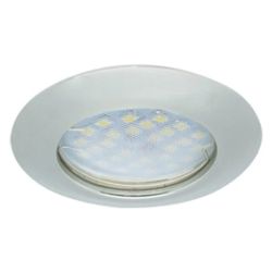 Светильник точечный MR16 GU5.3 DL92 30/80мм выпуклый сатин-хром  ECOLA