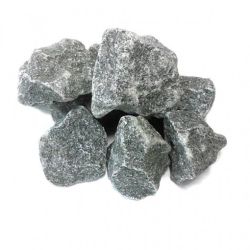 Камень Кварцит серый колотый 20 кг.