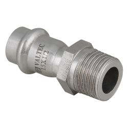 Соединение 18 - 1/2" HР пресс, нерж  VALTEC