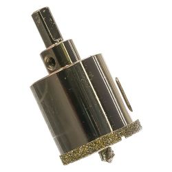 Сверло по керамограниту, алмазное   40х67мм, 3-гран.хвостовик  MATRIX