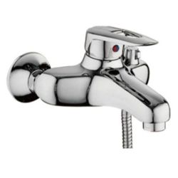 Смеситель ванн.-душ. 40 карт.  LEDEME  короткий излив