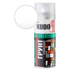 Грунт алкидный аэрозоль белый  520мл  KUDO