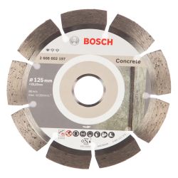 Круг отрезной алмазный 125х10х22,2 бетон  BOSCH