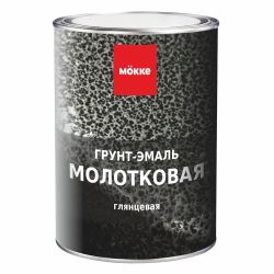 Грунт-эмаль с молотк. эффект. синий   0,8кг  MOKKE