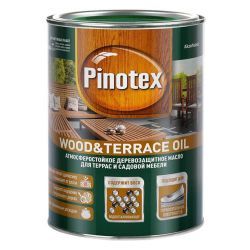 Состав защитный тиковое дерево масло для терасс   1,0л  PINOTEX Terrace Oil