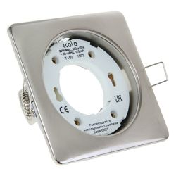 Светильник GX53 H4 220V 41*107 сатин-хром квадратный  ECOLA