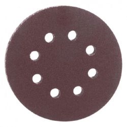 Круг абразивный под липучку 125мм, № 100  REDVERG (упак.5шт.)