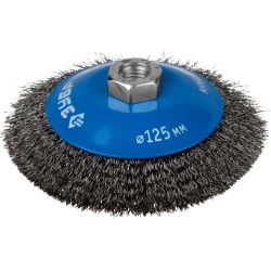 Щетка коническая для УШМ 125мм (пров. 0,3мм)  ЗУБР Профи