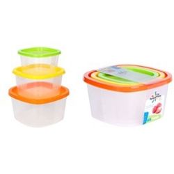 Контейнер для хранения продуктов набор 3шт 0,5/0,9/1,55 