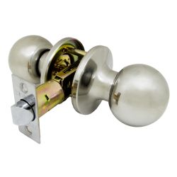 Защелка "Шарик 607" хром, фиксатор  ГАРАНТ