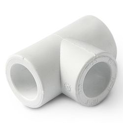 Тройник   40 PPR серый  PRO AQUA
