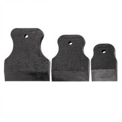 Набор шпателей резиновых 40/60/80мм черные  MATRIX