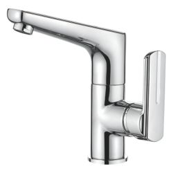 Смеситель для умывальника 35 карт.  LEDEME на гайке