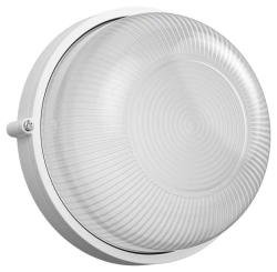 Светильник НБП   60Вт круг белый б/решетки  GENERAL  (НПП 1301)