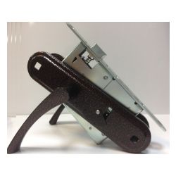 Замок врезной с ручками ЗВ - 9 - 4.2 сувал. медь  ЗЕНИТ-ХИММАШ Дмитровоград